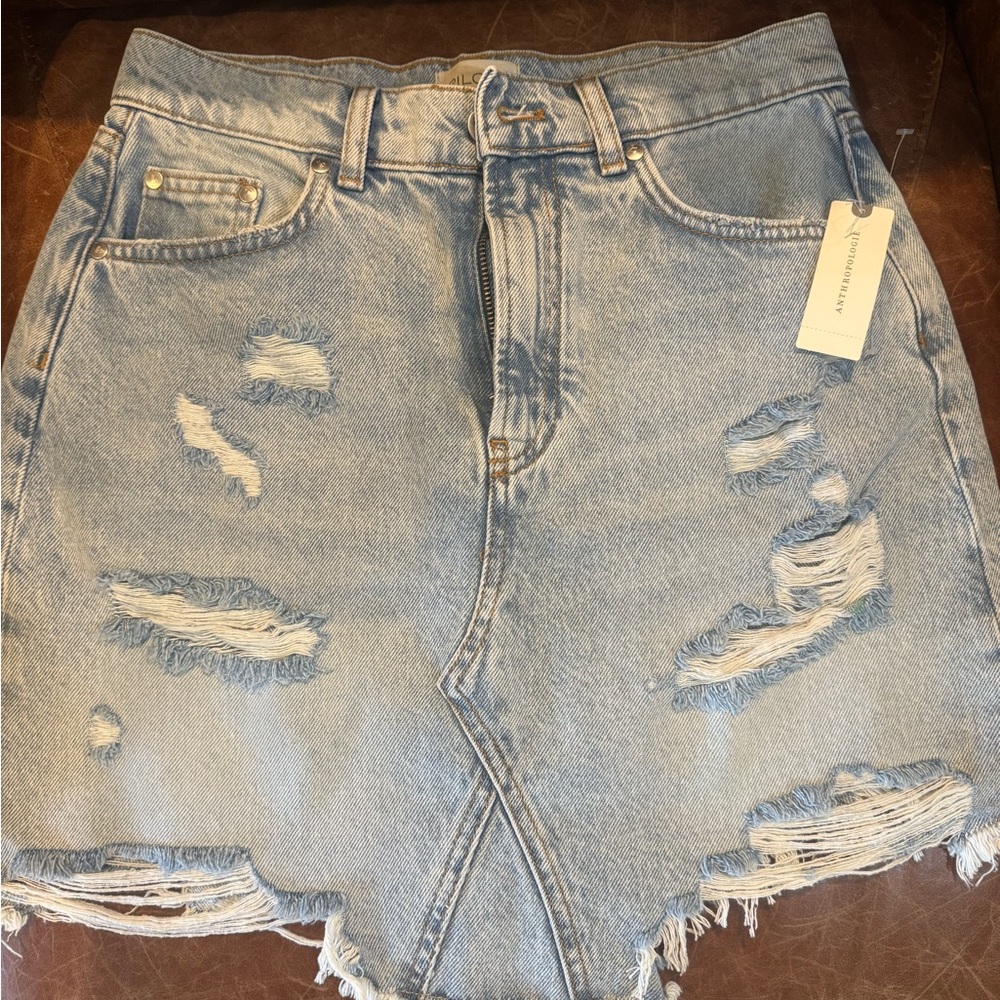 Anthropologie Pilcro denim skirt